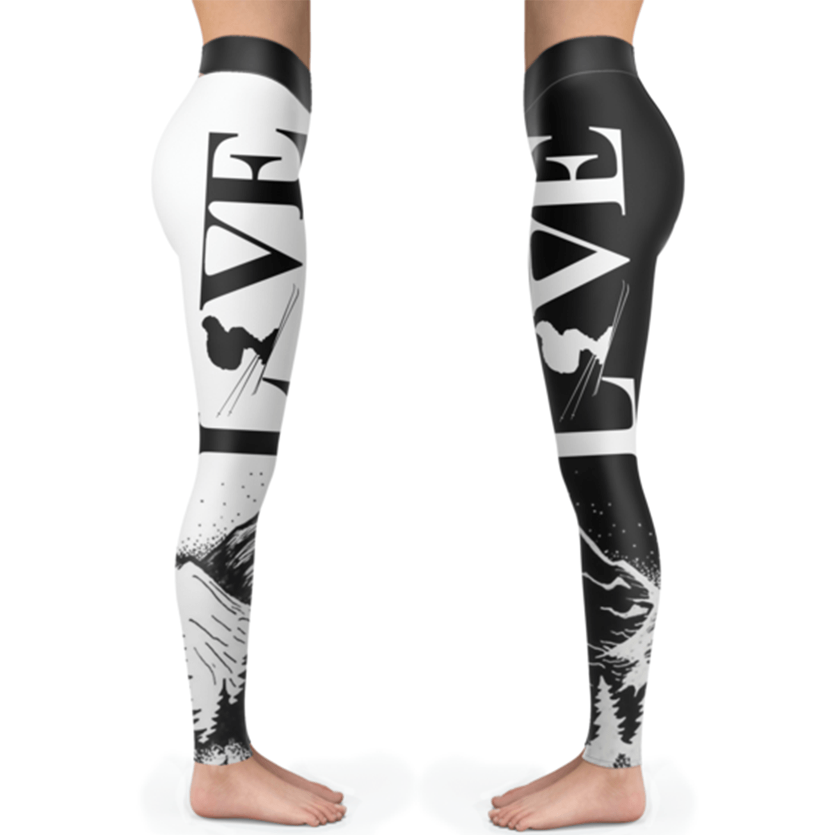 Love Skiing Leggings - Powderaddicts