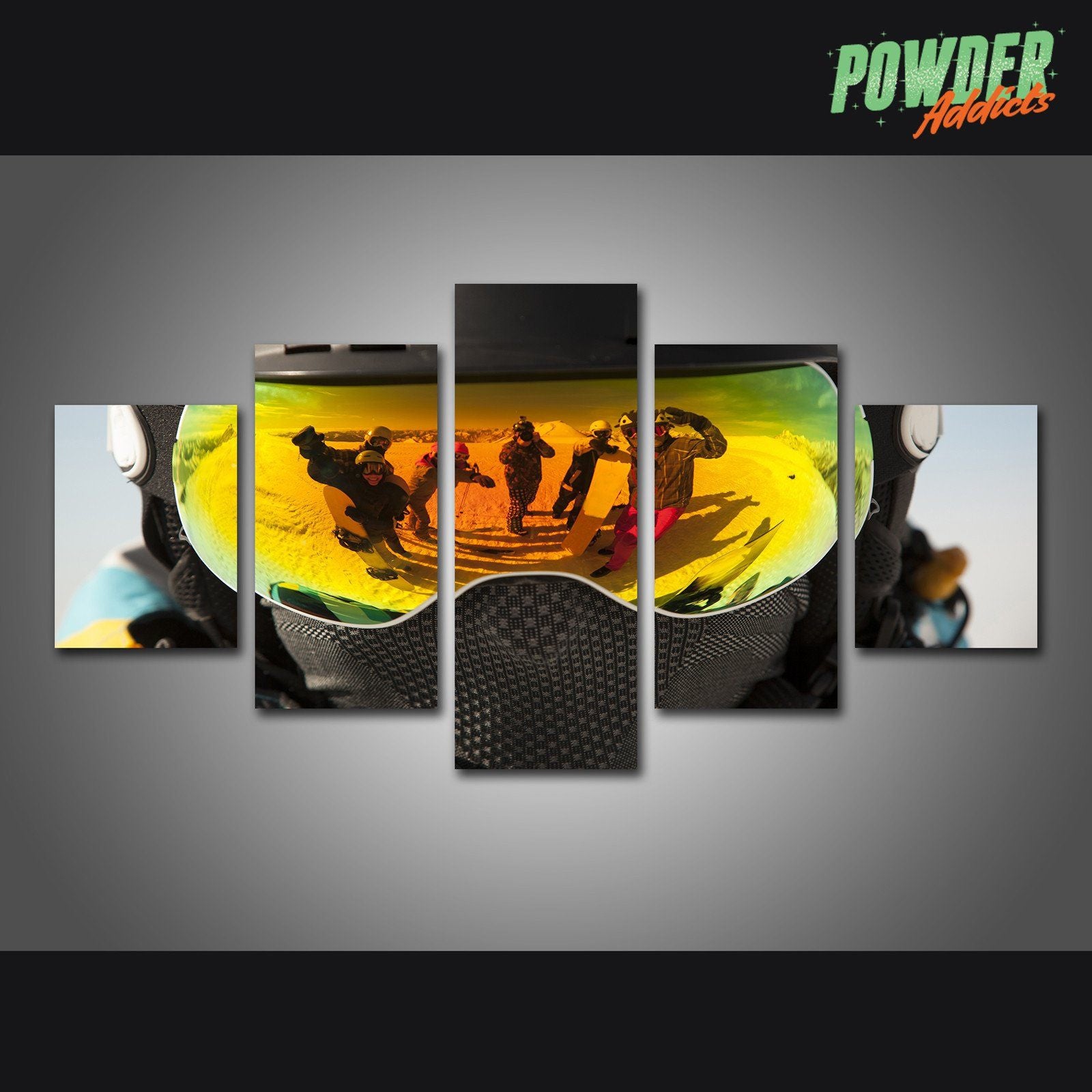 Powder Friends 5 Piece Canvas - Powderaddicts