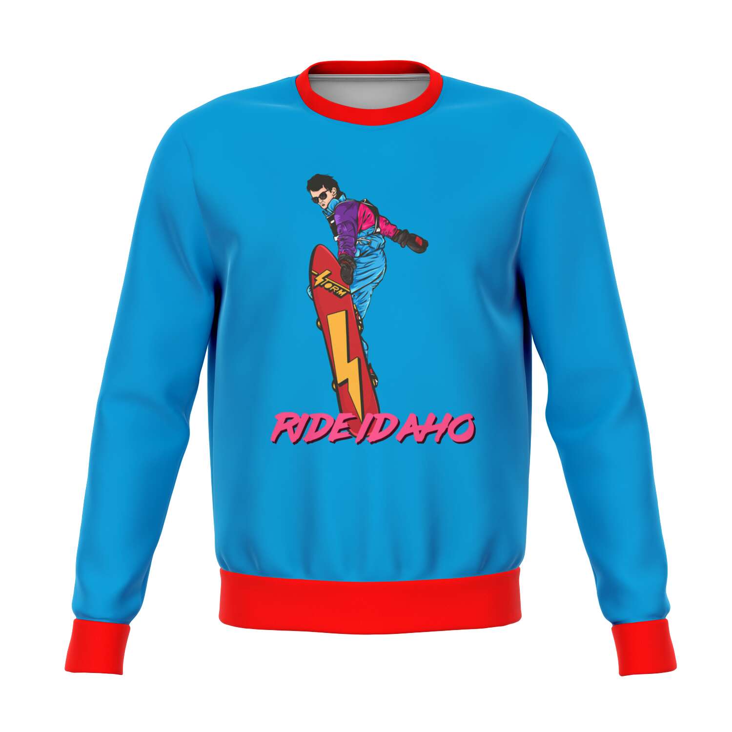 Ride Idaho Ugly Christmas Sweater - Powderaddicts