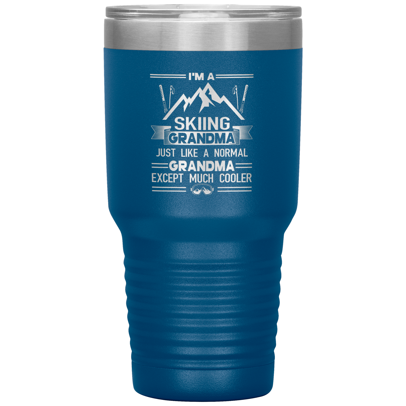 I'm A Skiing Grandma 30oz Tumbler - Powderaddicts