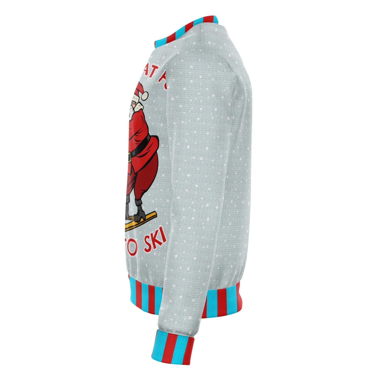 Oh What Fun It Is To Ski Ugly Christmas Sweater Order By December 5 - Powderaddicts