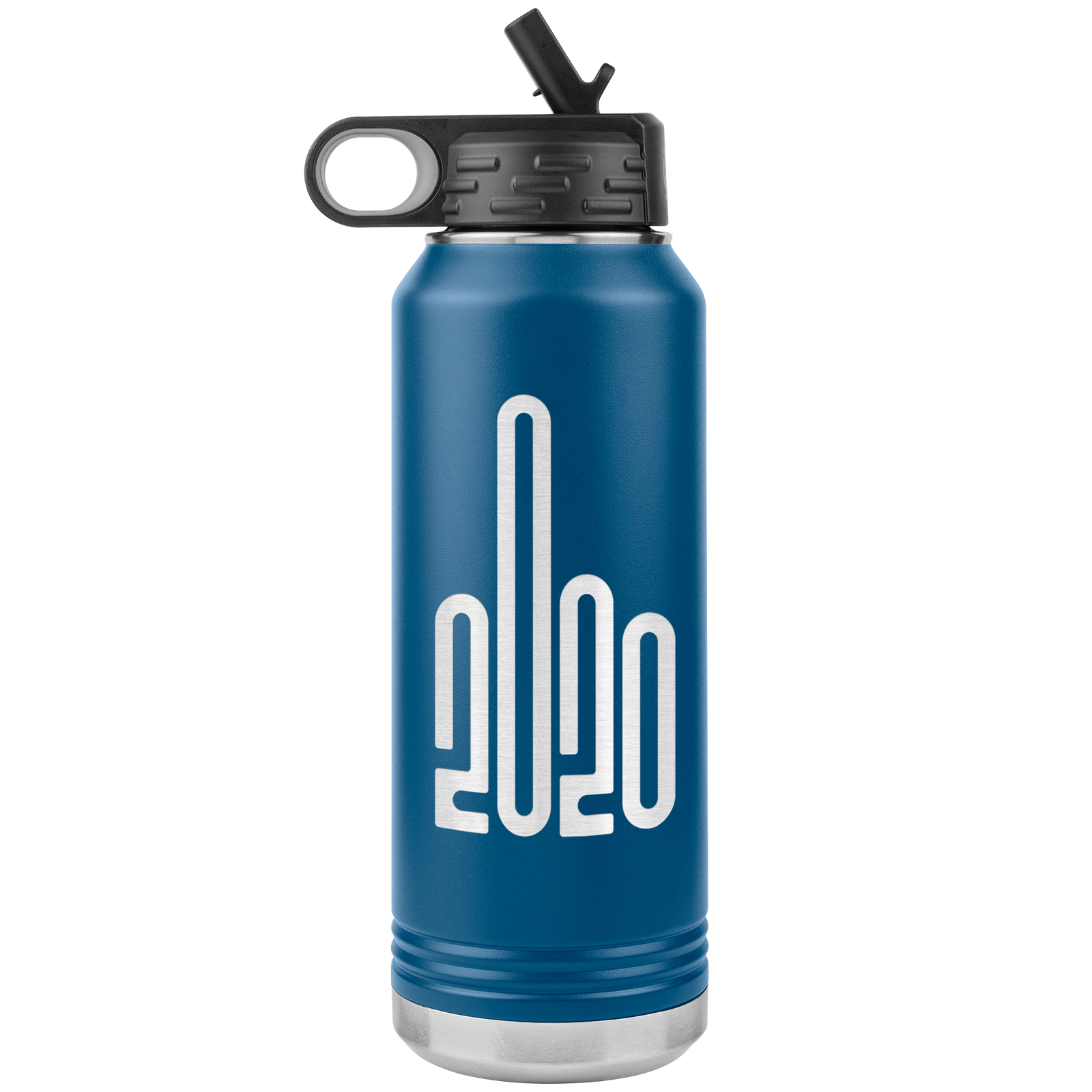 2020 Middle Finger 32oz Water Bottle Tumbler - Powderaddicts