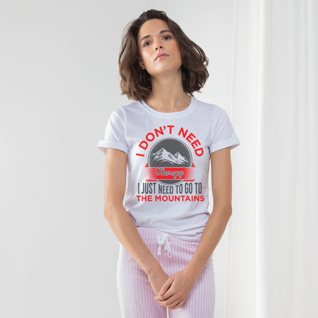 I don't need therapy Grey PAJAMA SET - Powderaddicts