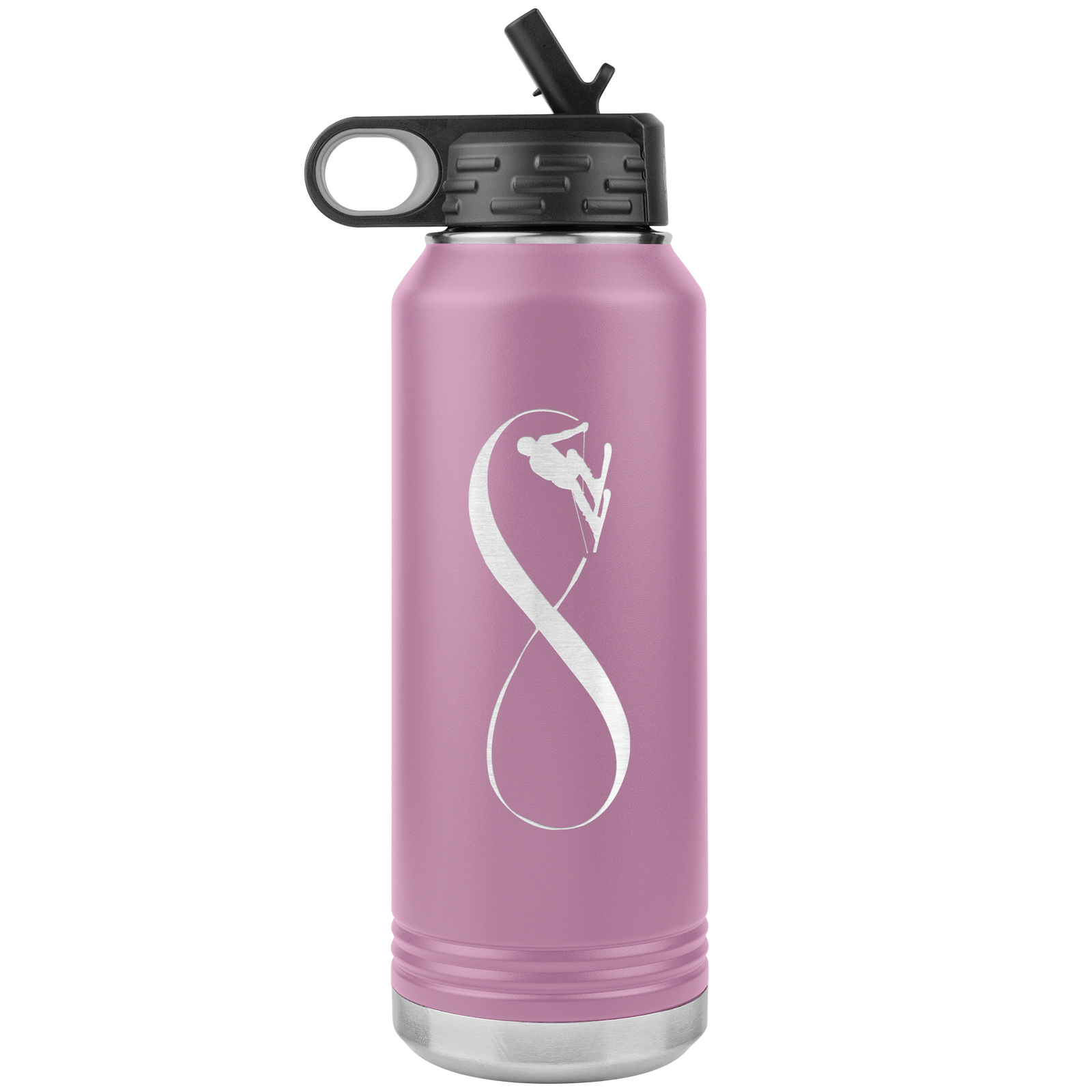 Infinity Skiing 32oz Water Bottle Tumbler - Powderaddicts