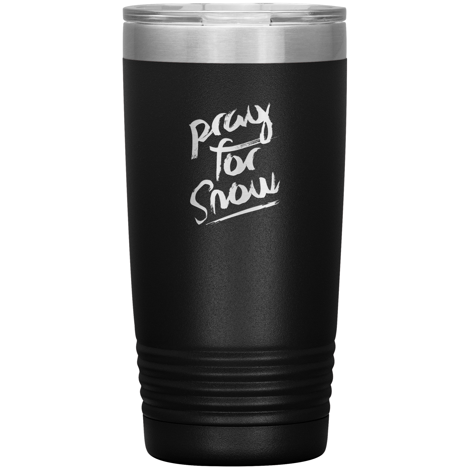Pray For Snow Back 20oz Tumbler - Powderaddicts
