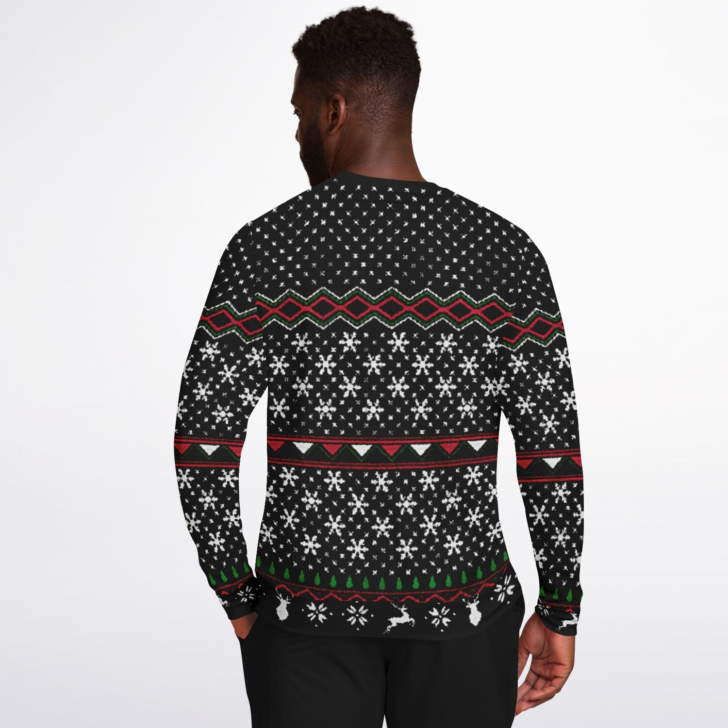 Bernie Senders Ugly Christmas Sweater - Stitch Print