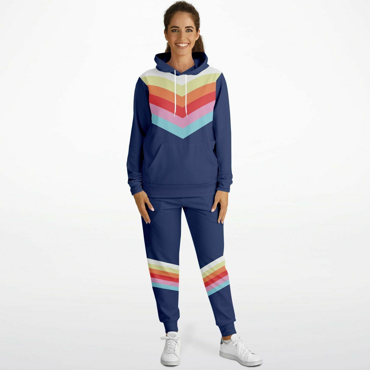 Pastel Sunrise Hoodie and Jogger Set