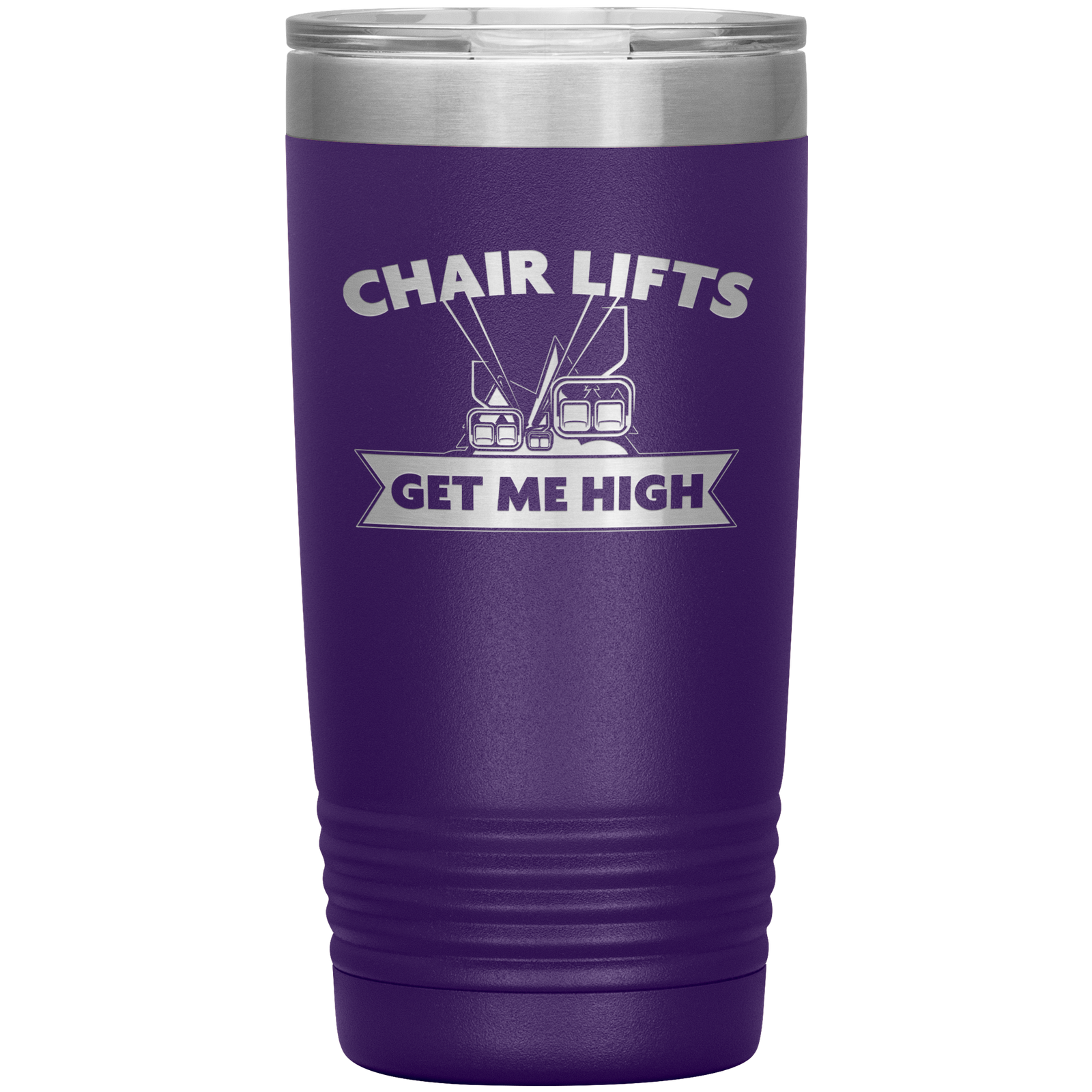 Chairlifts Get Me High 20oz Tumbler - Powderaddicts