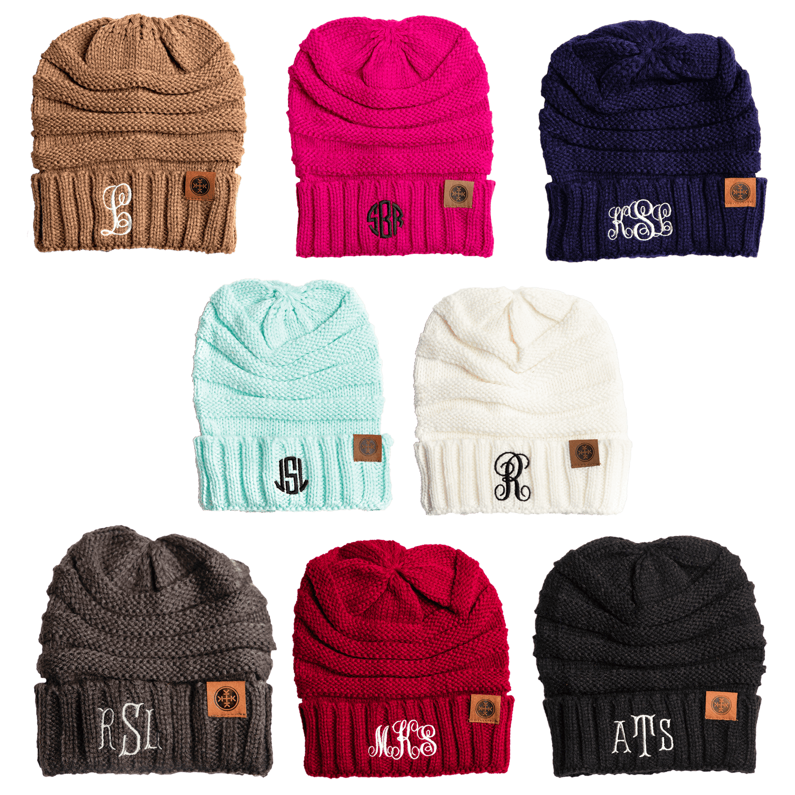 Custom Monogram Beanie - Powderaddicts