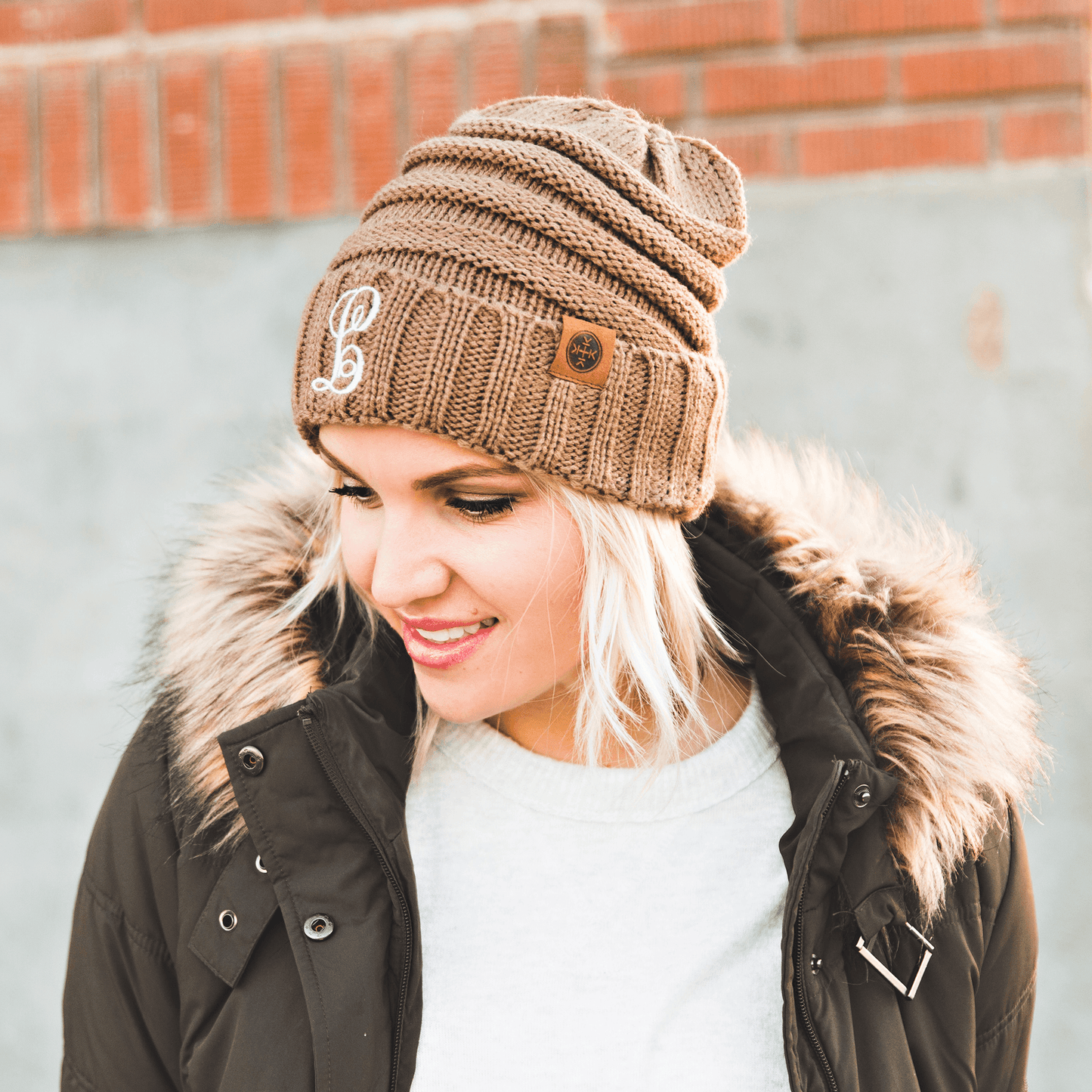 Custom Monogram Beanie - Powderaddicts