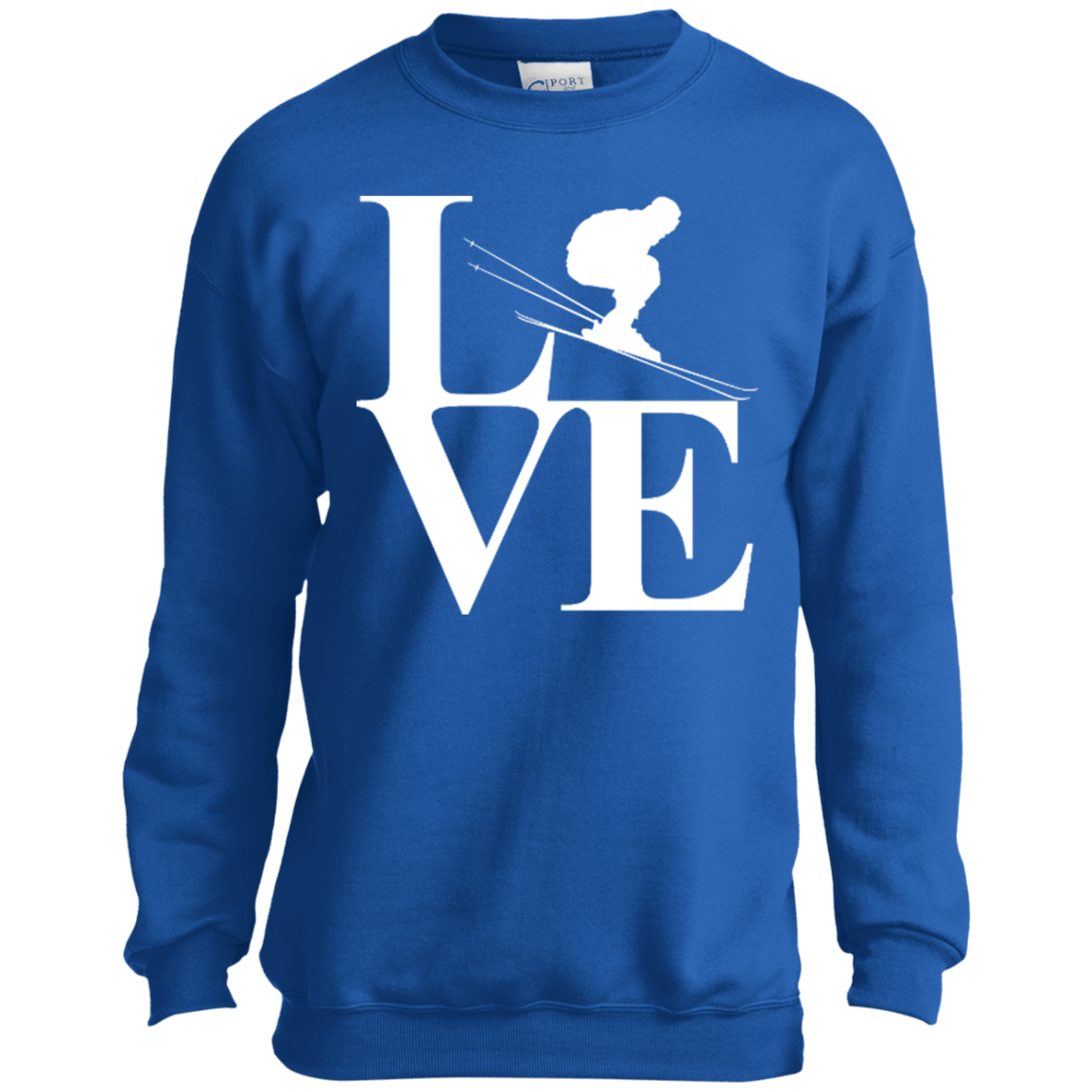 Love Skiing Youth Long Sleeves - Powderaddicts