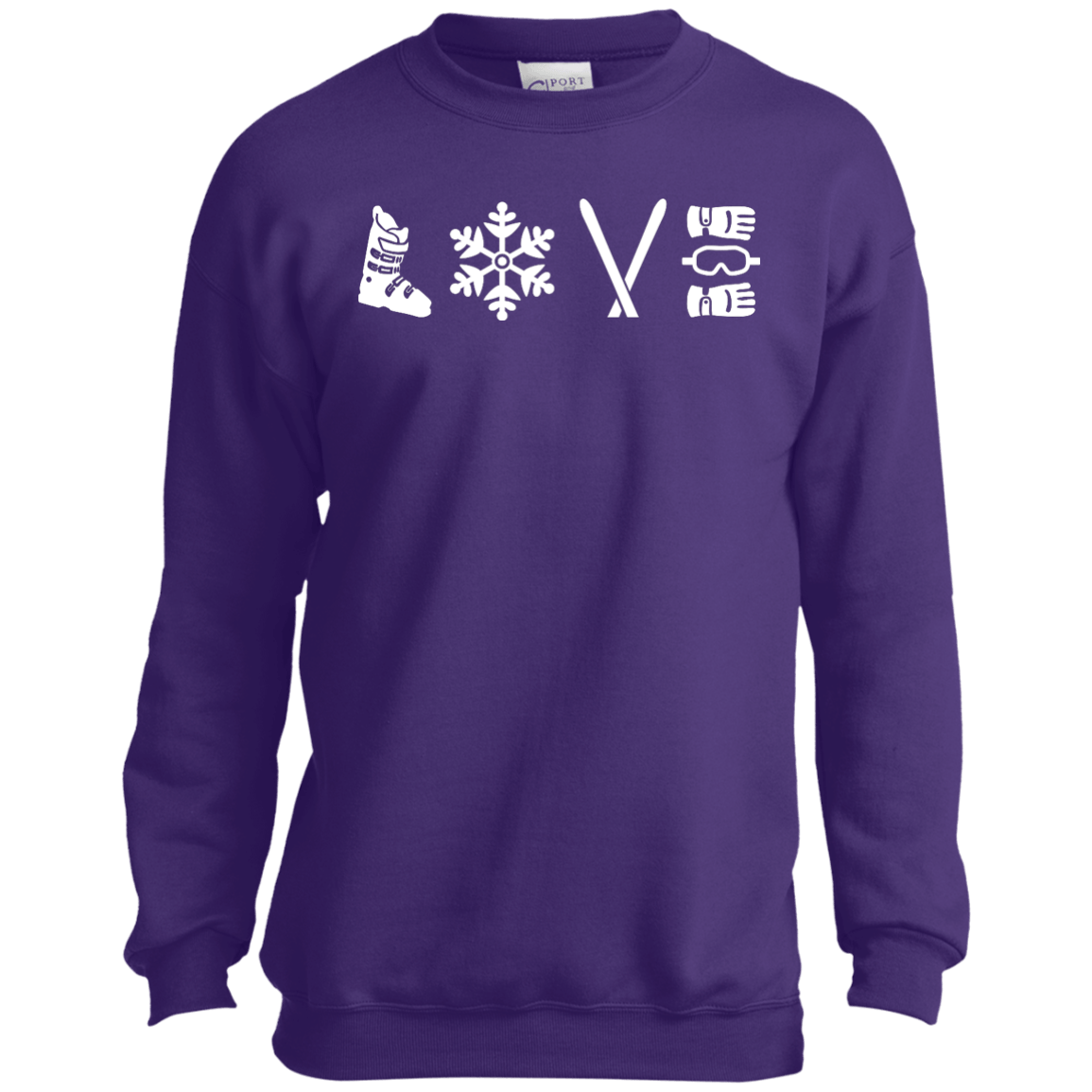 Love Ski Youth Hoodies - Powderaddicts