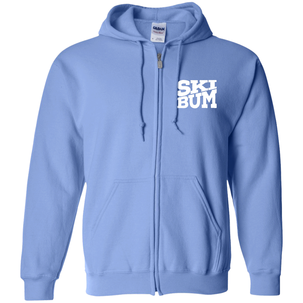 Ski Bum Zip Up Hooded Sweatshirt - Powderaddicts