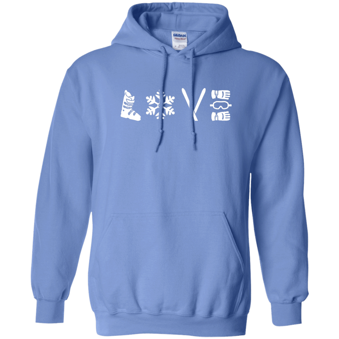 Love Ski Pullover Hoodies - Powderaddicts
