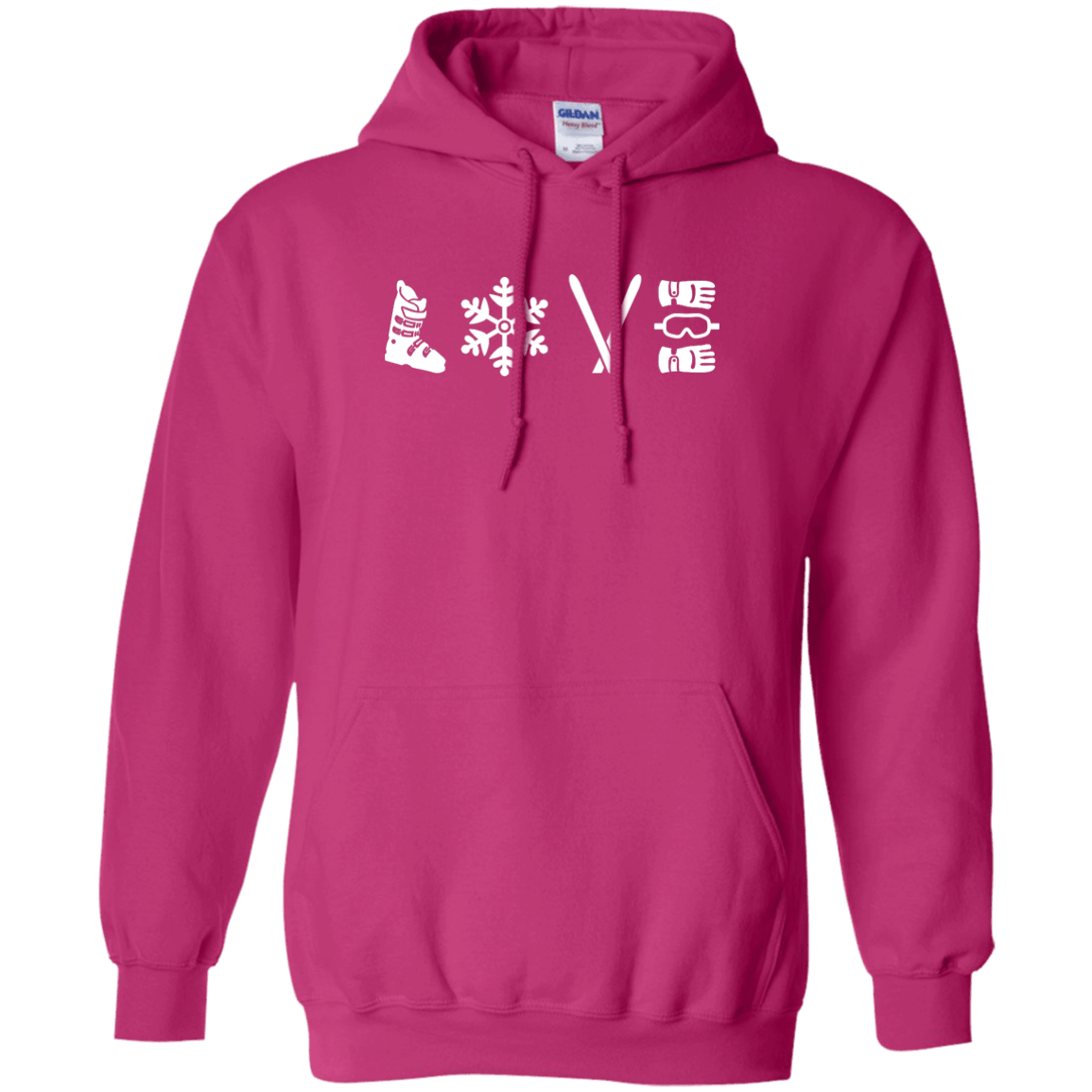 LOVE SKI HOODIES HELICONIA - Powderaddicts
