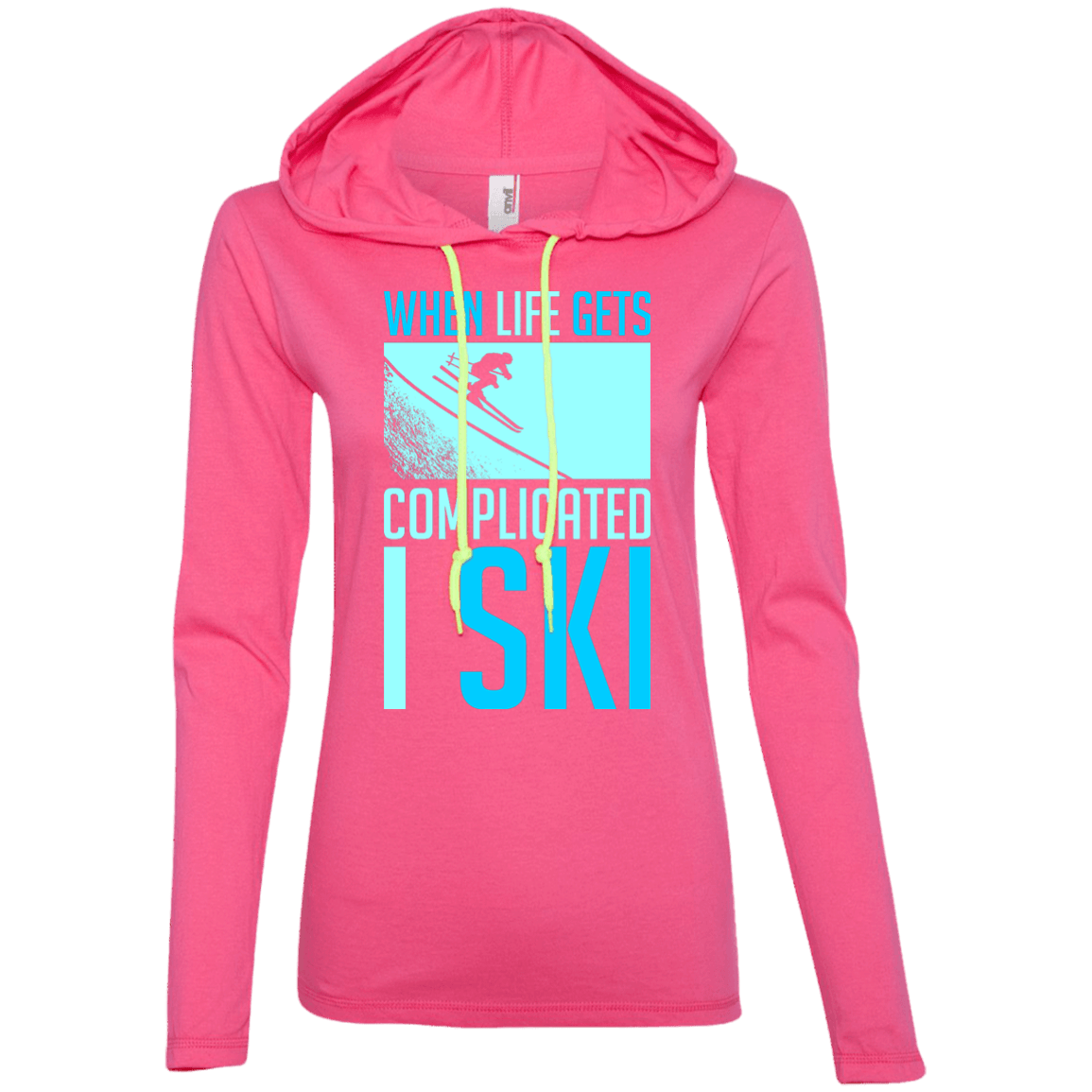 When Life Gets Complicated I Ski Hoodies - Powderaddicts