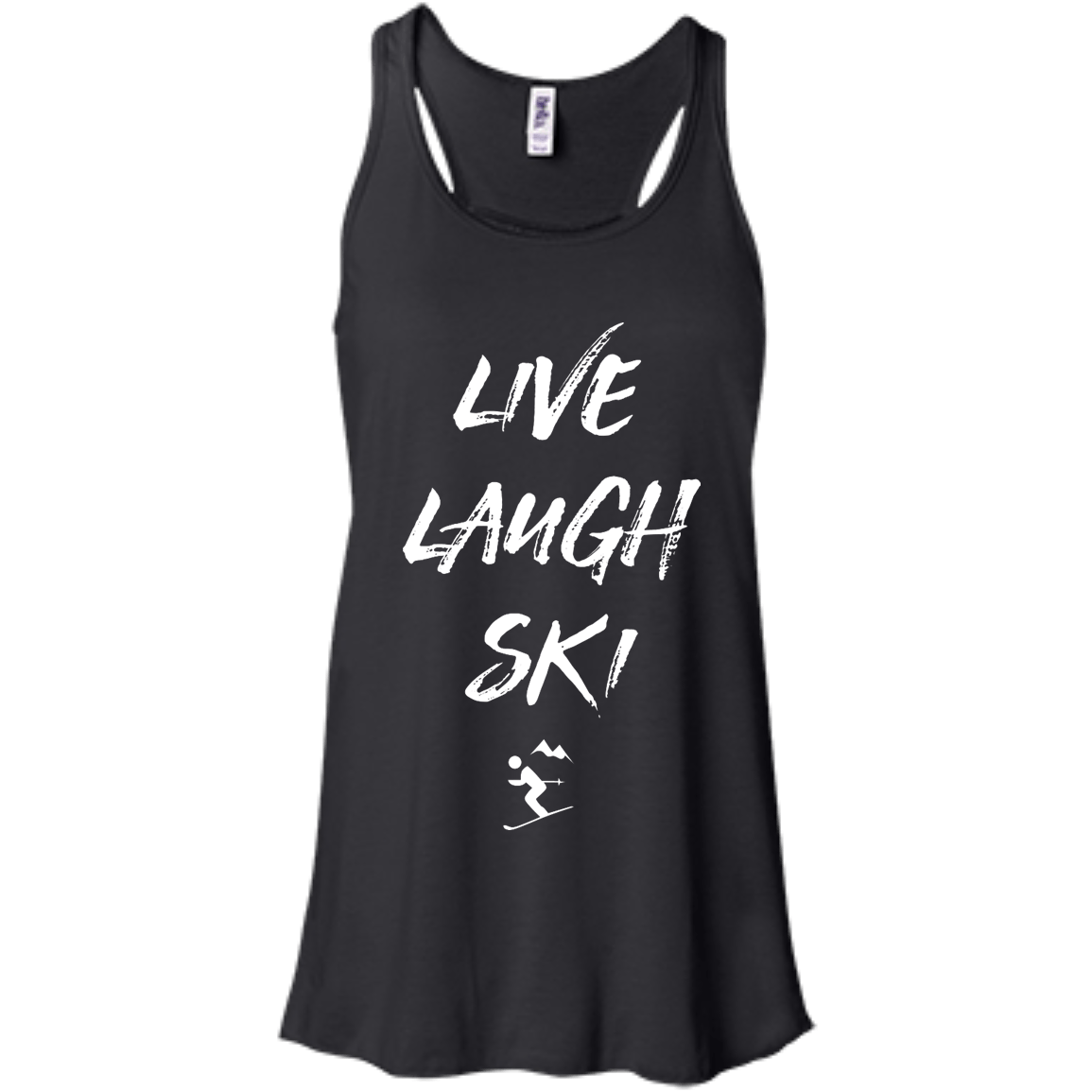 Live Laugh Ski Tank Tops - Powderaddicts