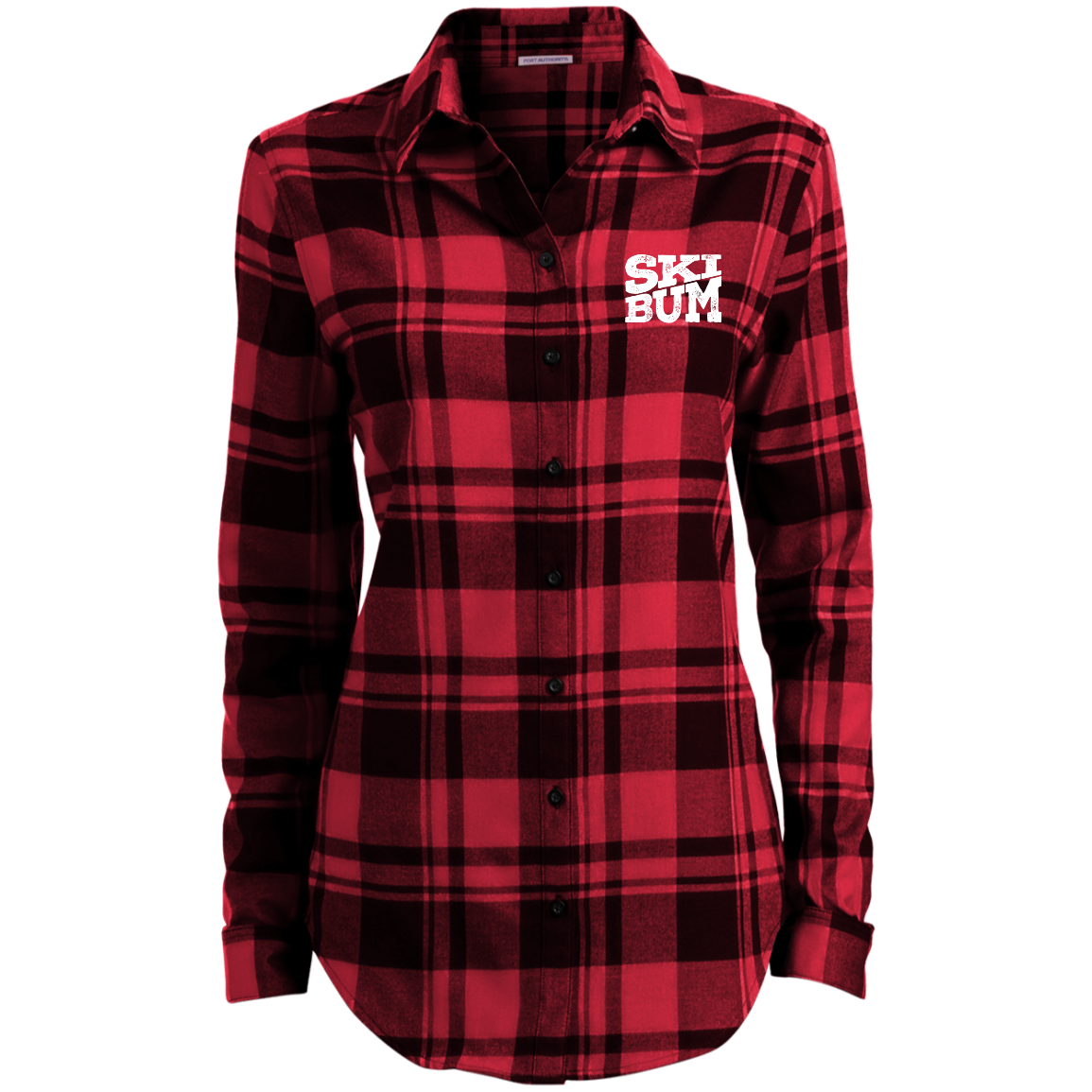 Ski Bum Ladies' Plaid Flannel Tunic - Powderaddicts