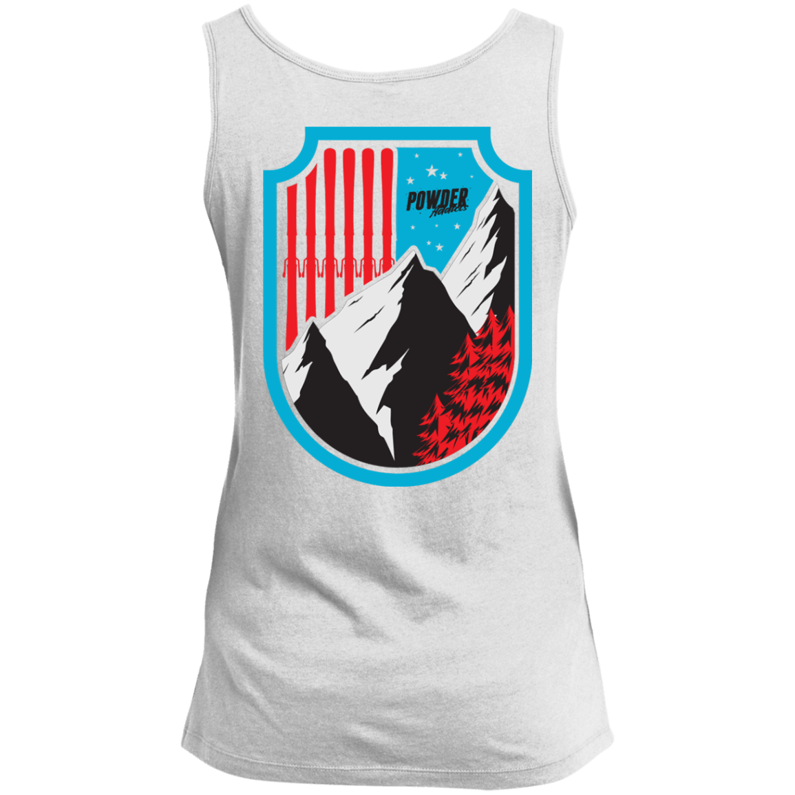 Ski Flag Tank Tops - Powderaddicts