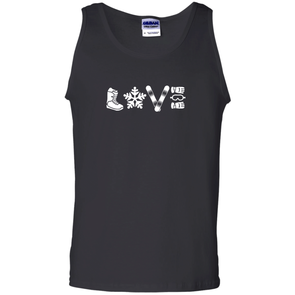 L.O.V.E. Snowboarding Tank Tops - Powderaddicts