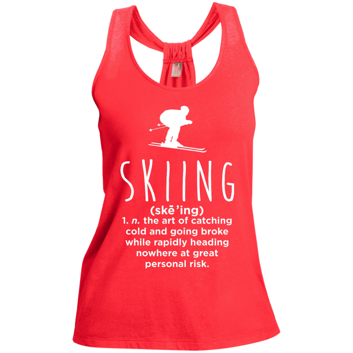 Skiing Definition Tank Tops - Powderaddicts