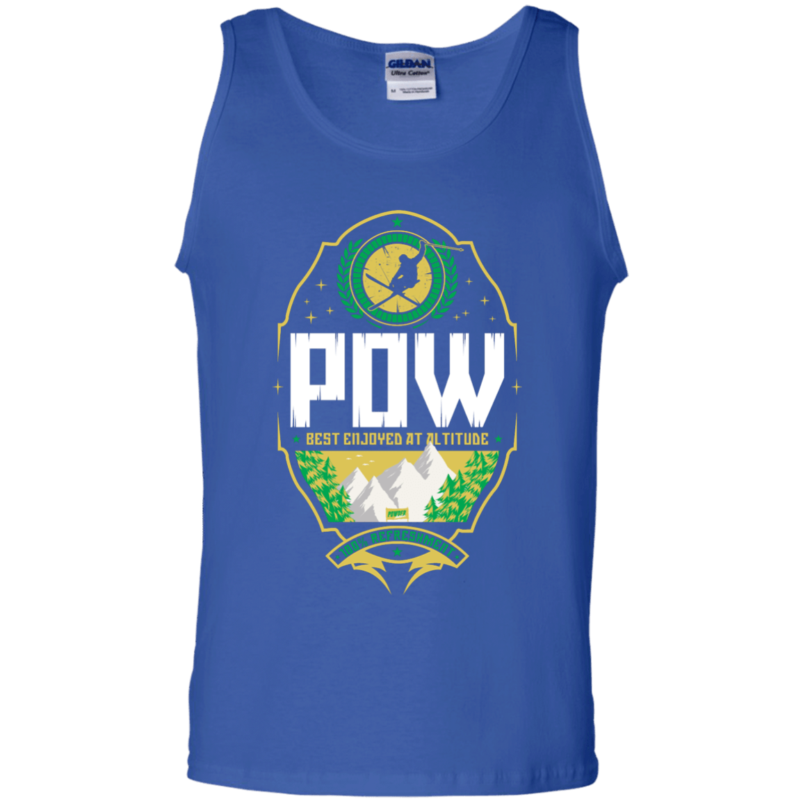 Pow Ski Tank Tops - Powderaddicts