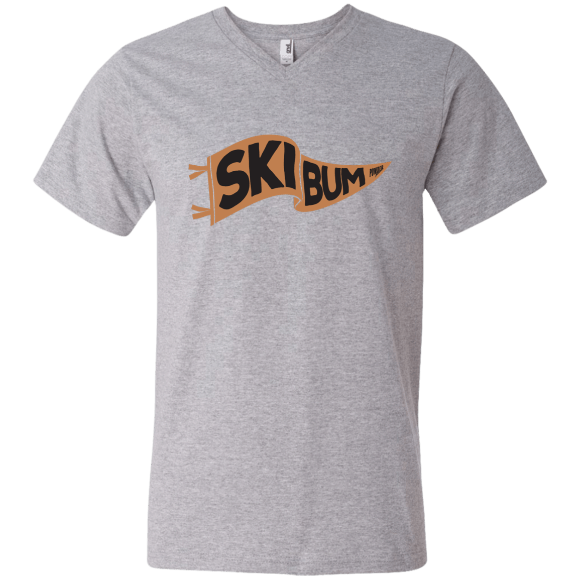 Ski Bum Men's Tees and V-Neck - Powderaddicts