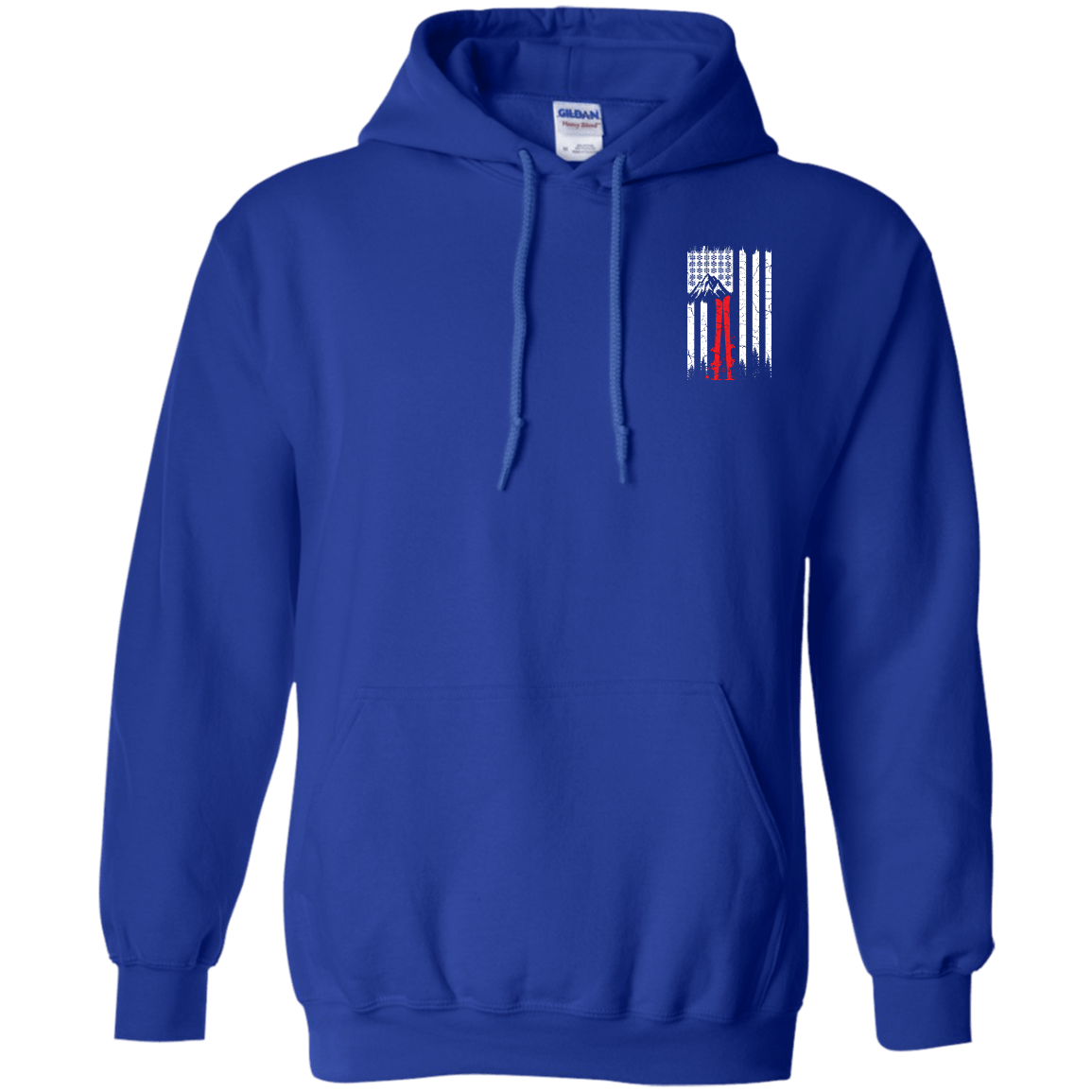 Snowflakes N Stripes Hoodies - Powderaddicts