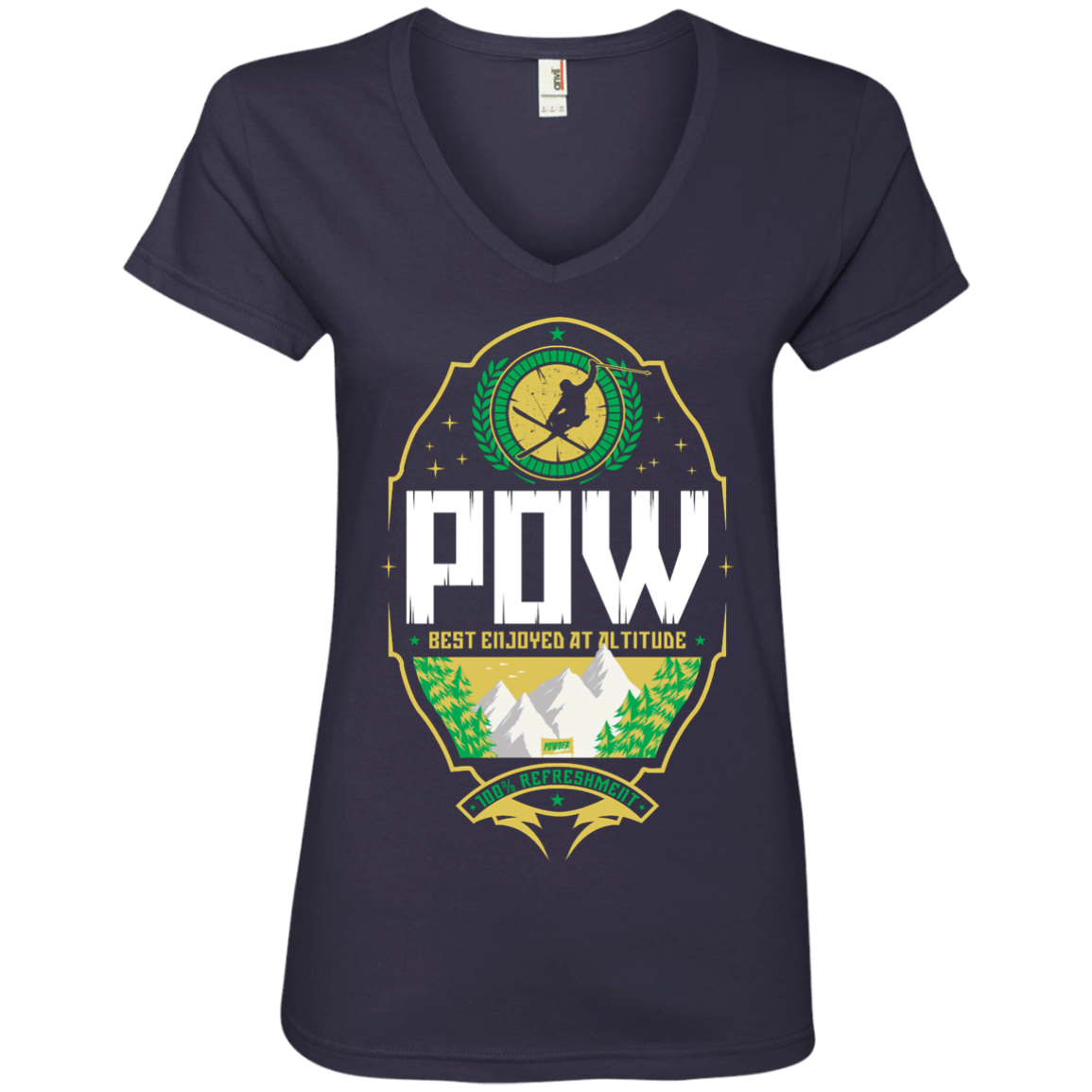 Pow Ski Tees - Powderaddicts