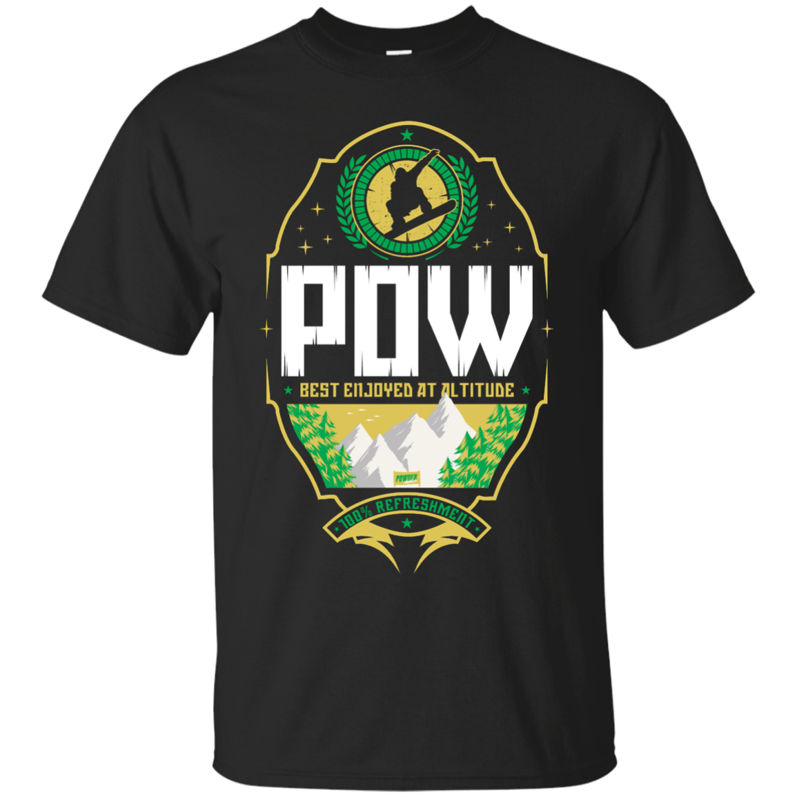 Pow Snowboard Tees - Powderaddicts