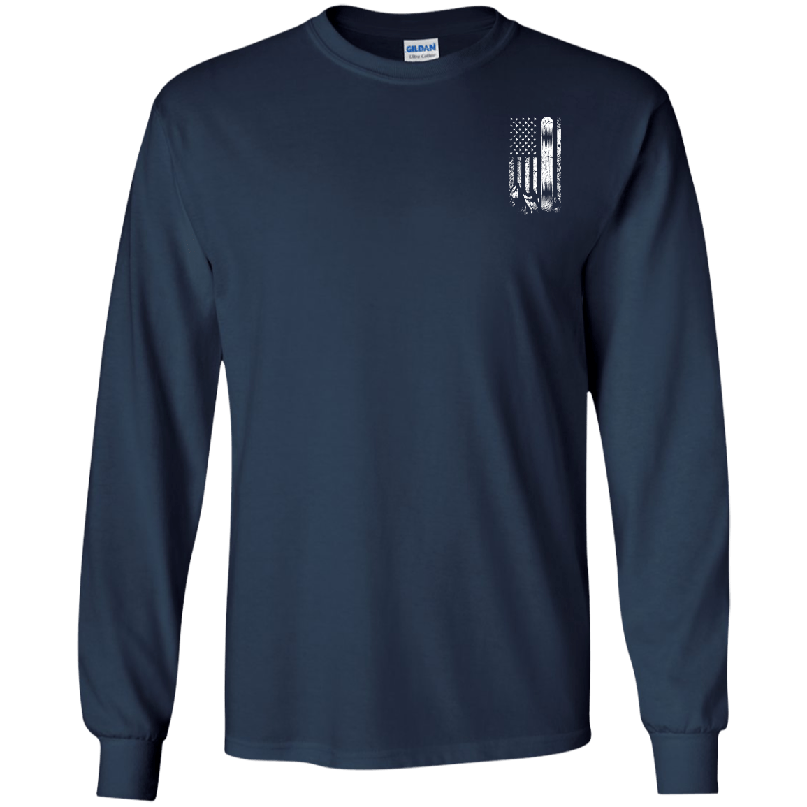 USA Snowboard Flag Long Sleeves - Powderaddicts