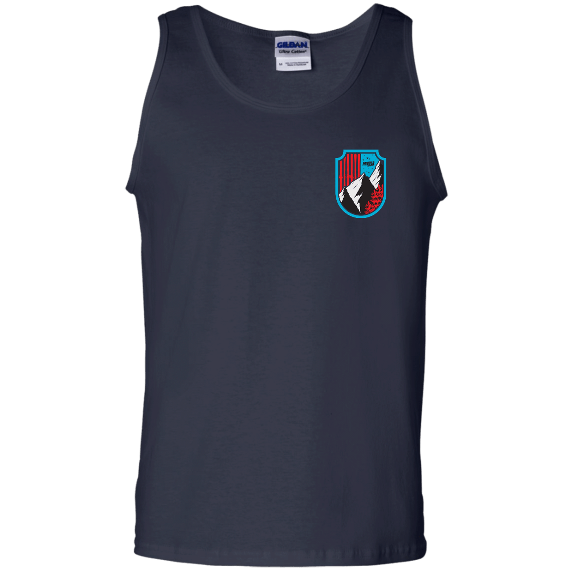 Ski Flag Tank Tops - Powderaddicts
