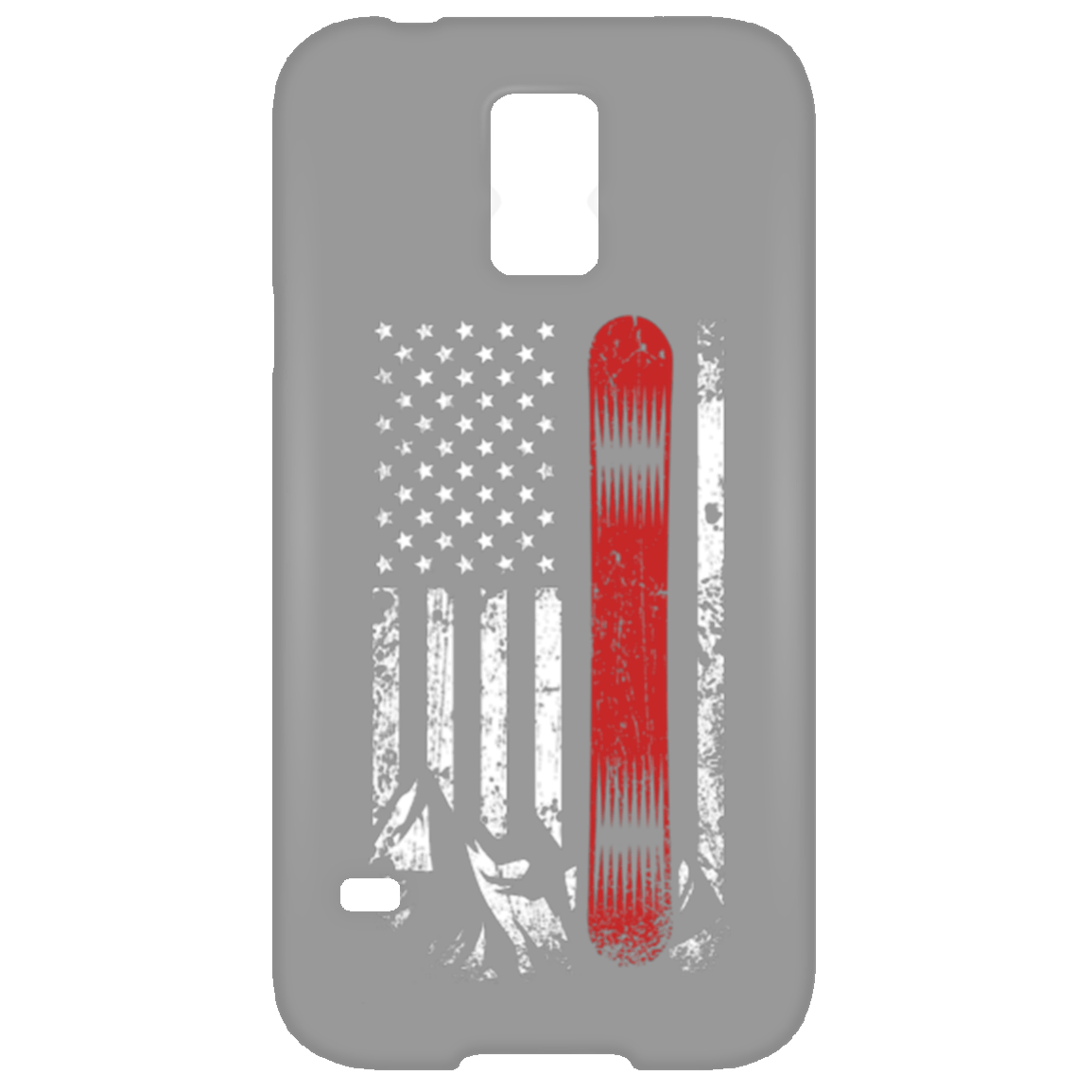 USA Snowboard Flag Phone Cases - Powderaddicts