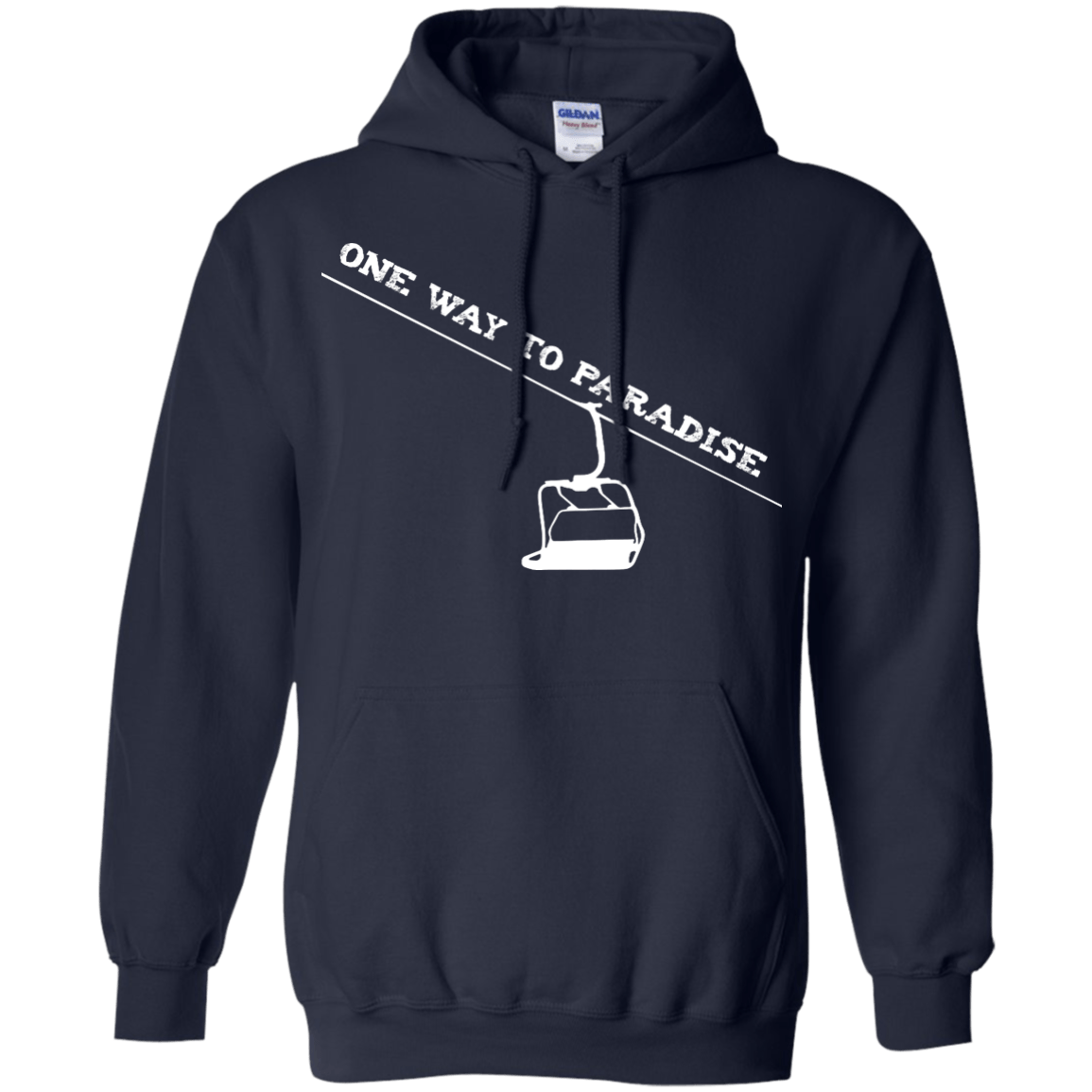 One Way To Paradise Hoodies - Powderaddicts