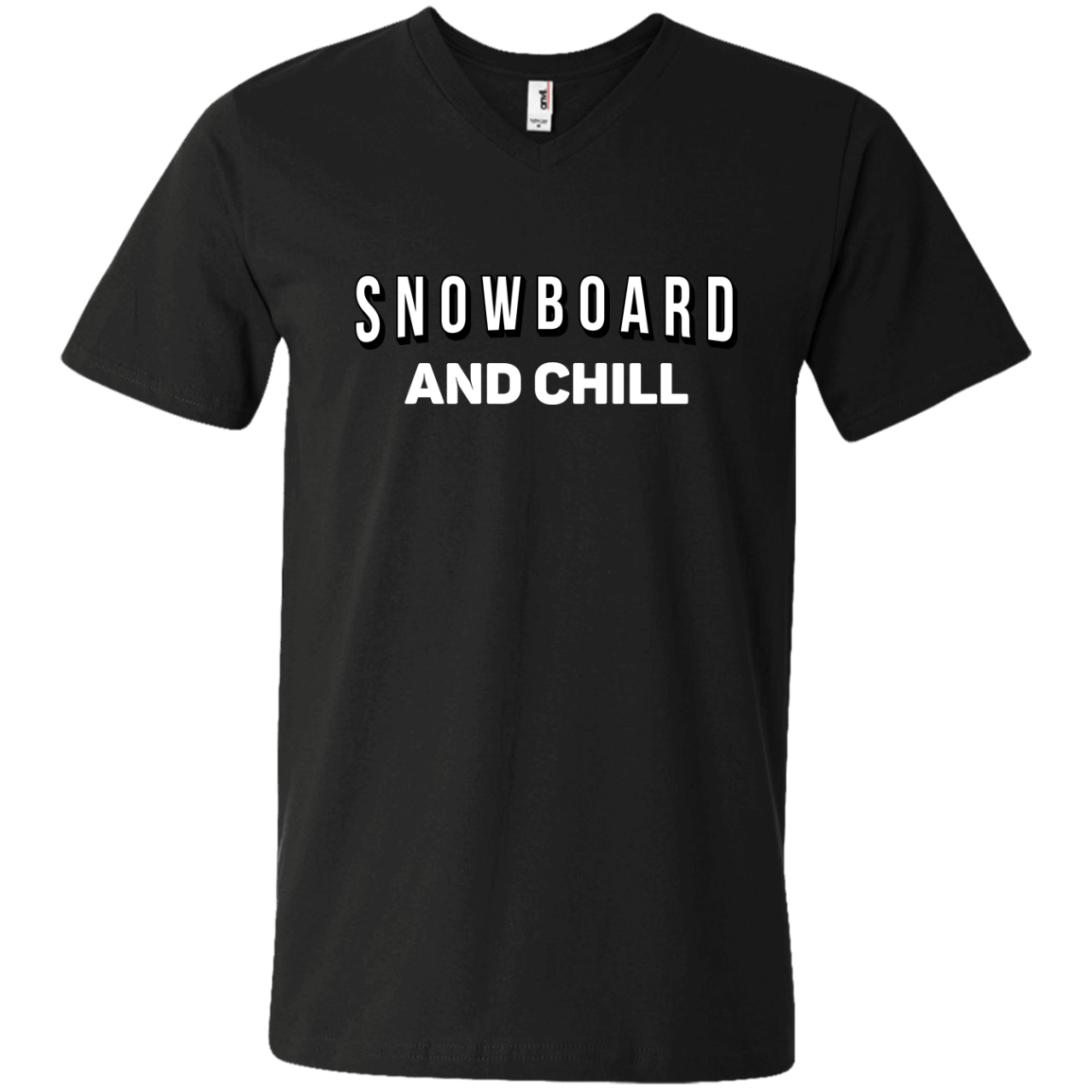 Snowboard and Chill Men's Tees and V-Neck - Powderaddicts