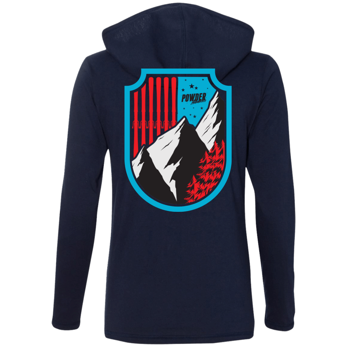 Ski Flag Hoodies - Powderaddicts