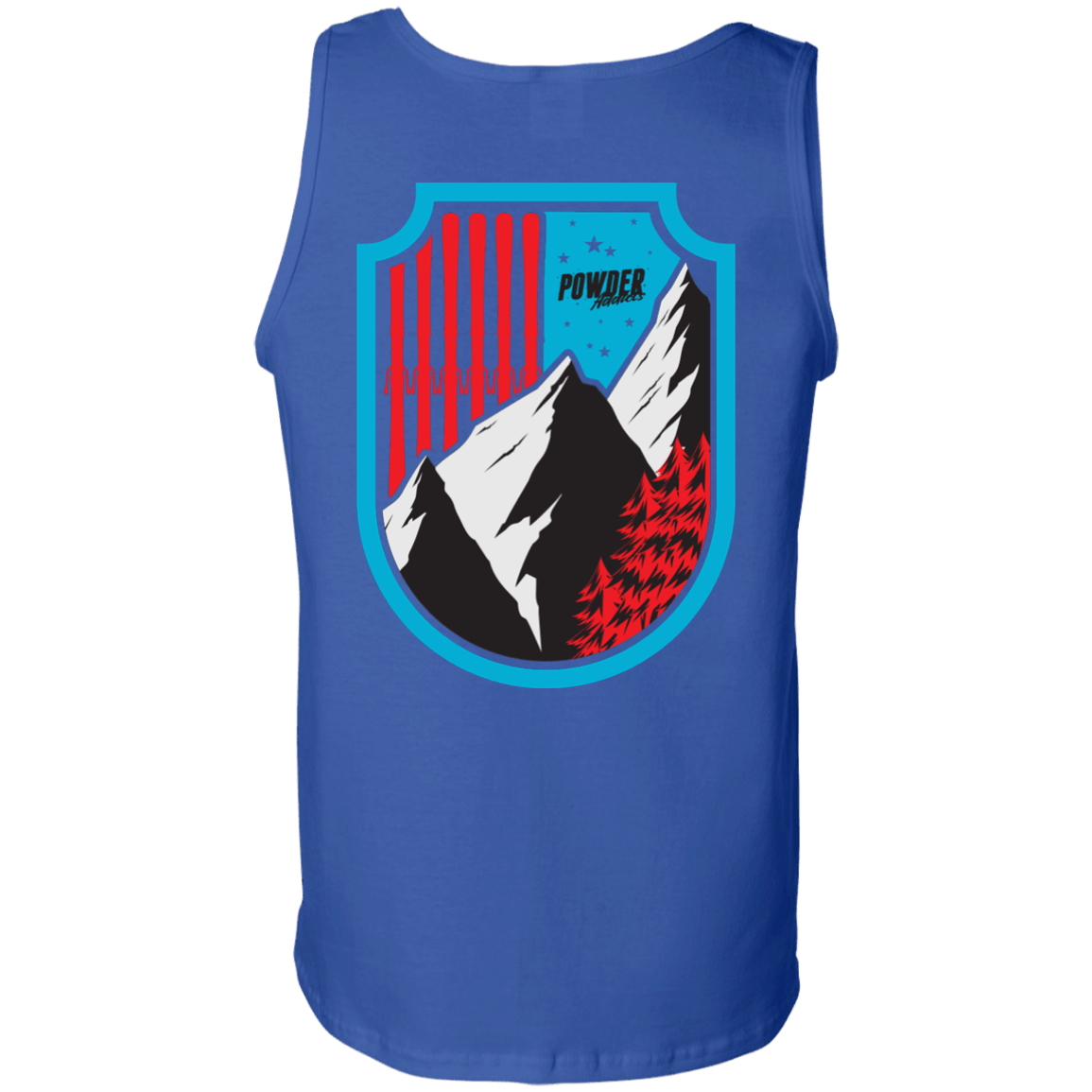 Ski Flag Tank Tops - Powderaddicts