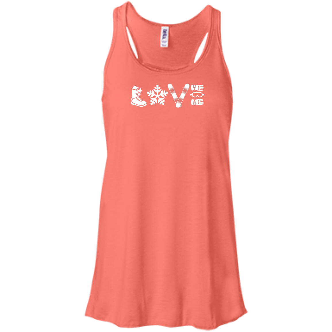 L.O.V.E. Snowboarding Tank Tops - Powderaddicts