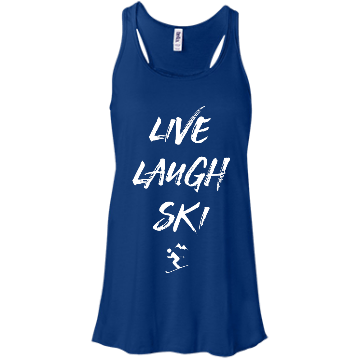 Live Laugh Ski Tank Tops - Powderaddicts