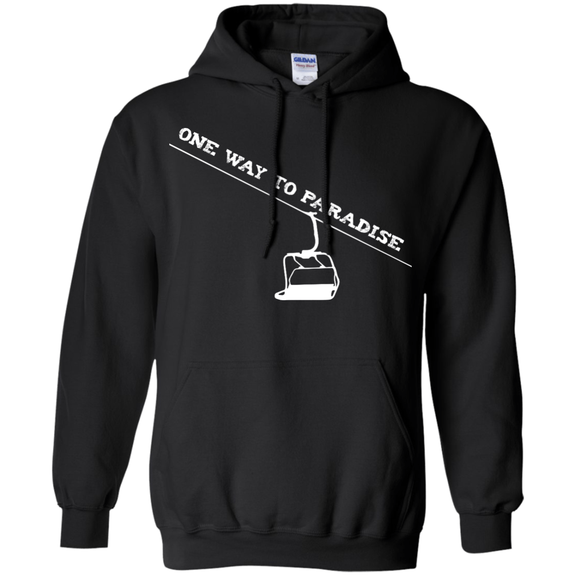 One Way To Paradise Hoodies - Powderaddicts