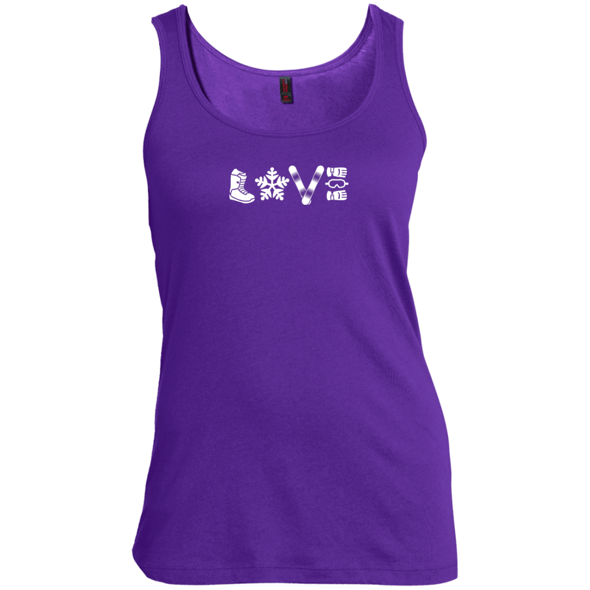 L.O.V.E. Snowboarding Tank Tops - Powderaddicts