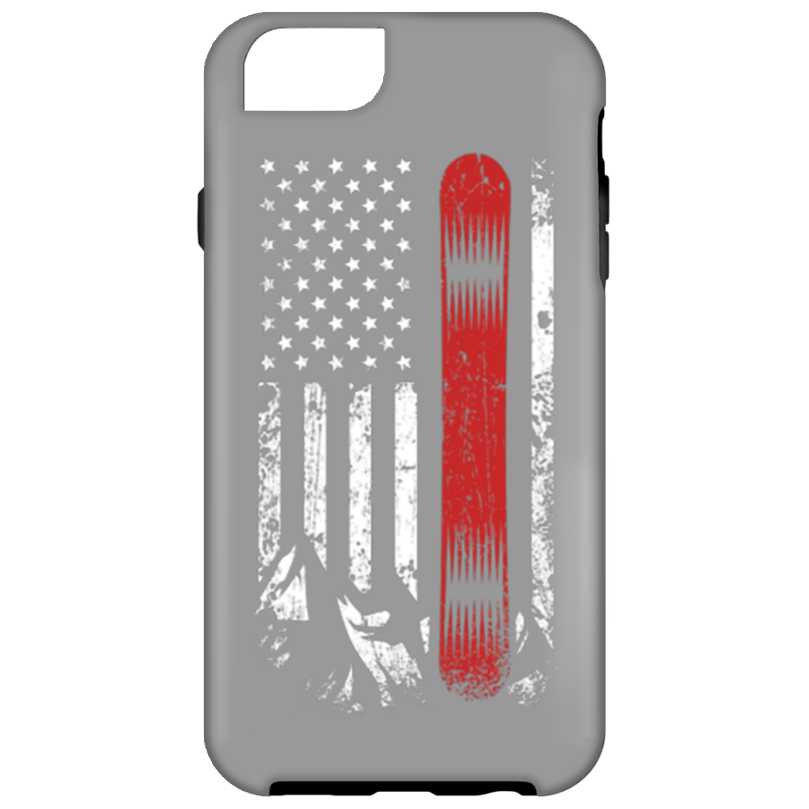 USA Snowboard Flag Phone Cases - Powderaddicts