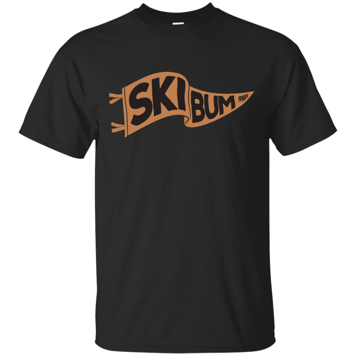 Ski Bum Men's Tees and V-Neck - Powderaddicts