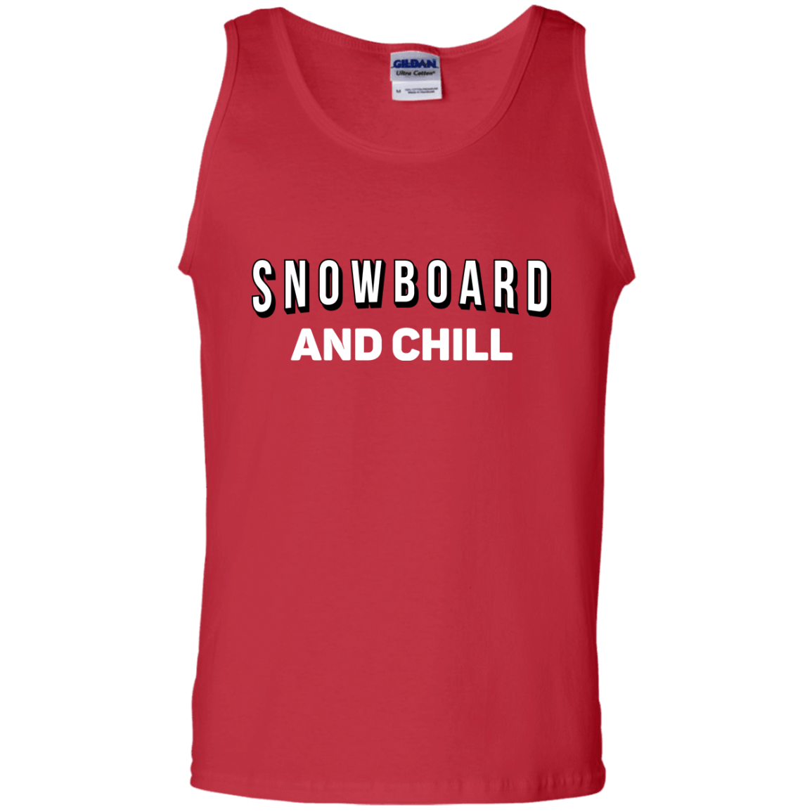 Snowboard and Chill Tank Tops - Powderaddicts