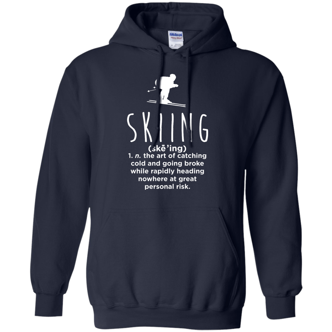 Skiing Definition Hoodies - Powderaddicts