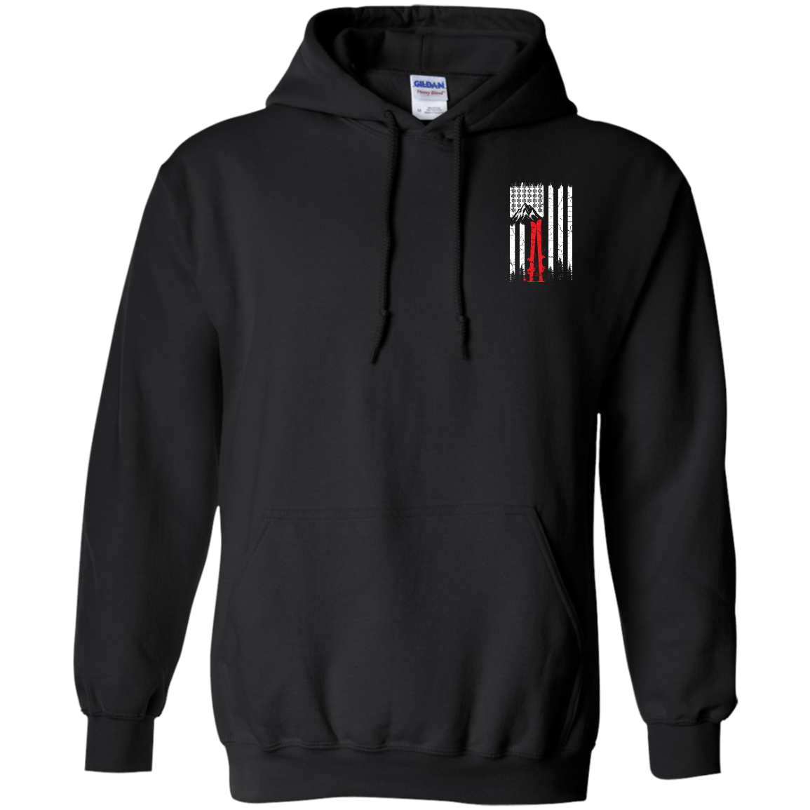 Snowflakes N Stripes Hoodies - Powderaddicts