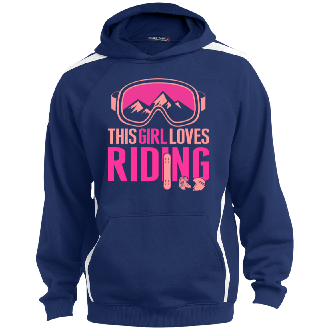 This Girl Loves Riding Youth Hoodies - Powderaddicts