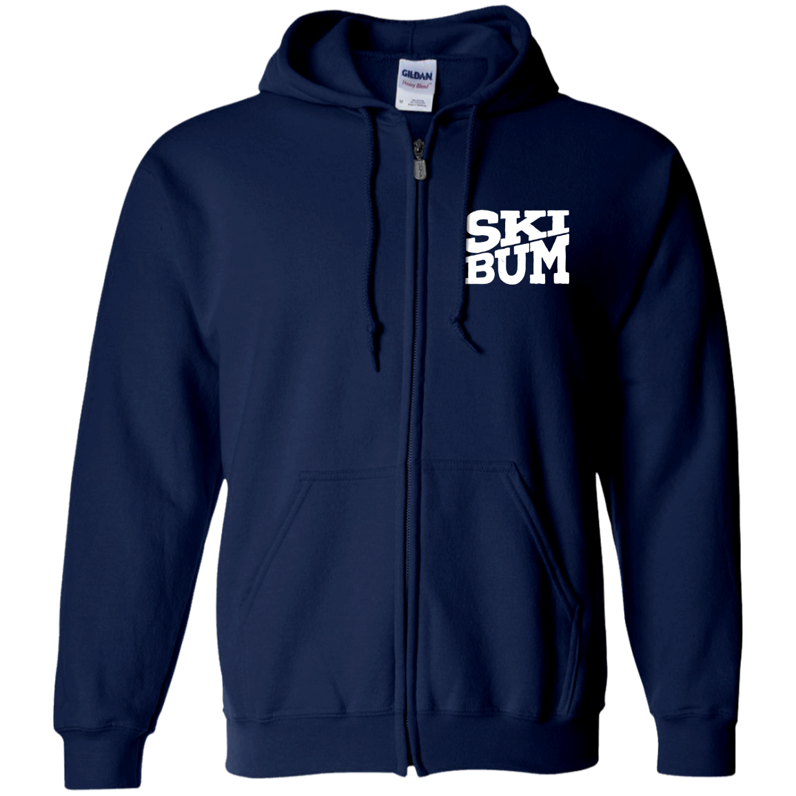 Ski Bum Zip Up Hooded Sweatshirt - Powderaddicts