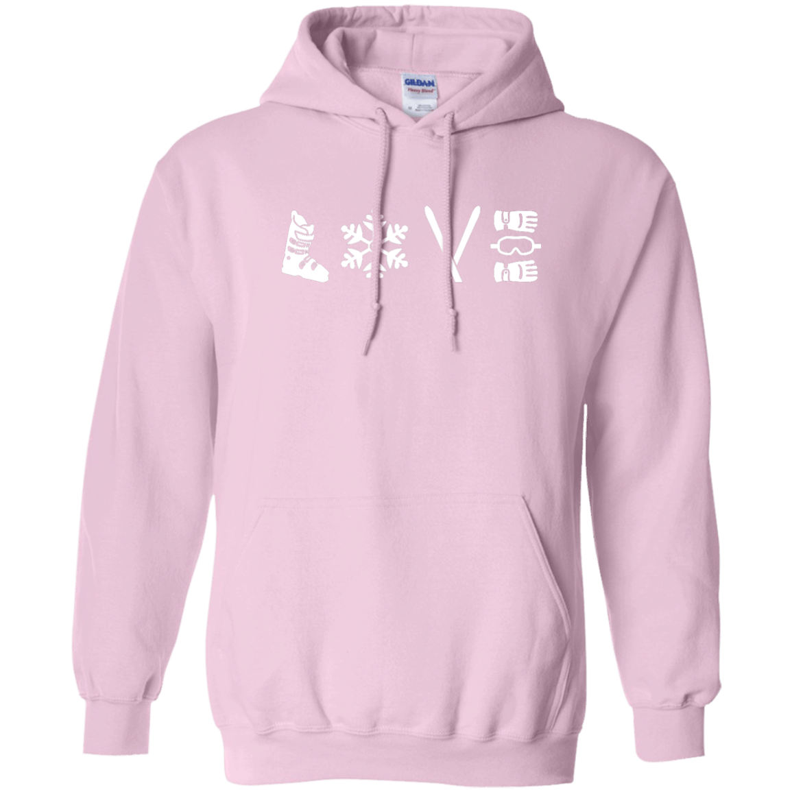 Love Ski Pullover Hoodies - Powderaddicts