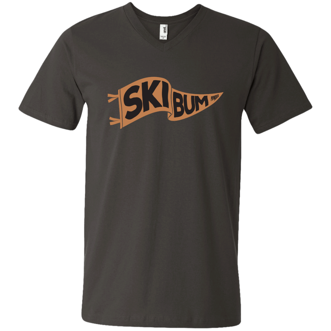 Ski Bum Men's Tees and V-Neck - Powderaddicts